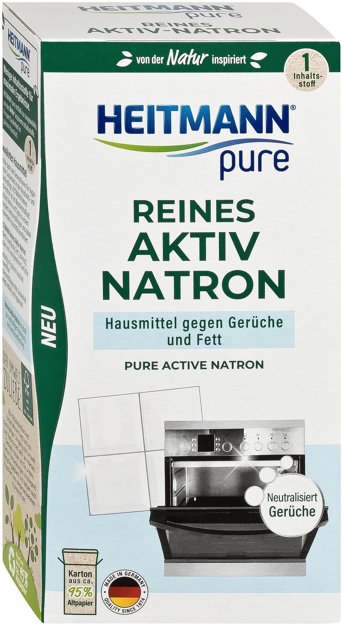 Содовый очиститель HEITMANN Reines Aktiv Natron, 350г