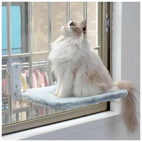 Складной гамак лежанка для кошек на окно до 20 кг