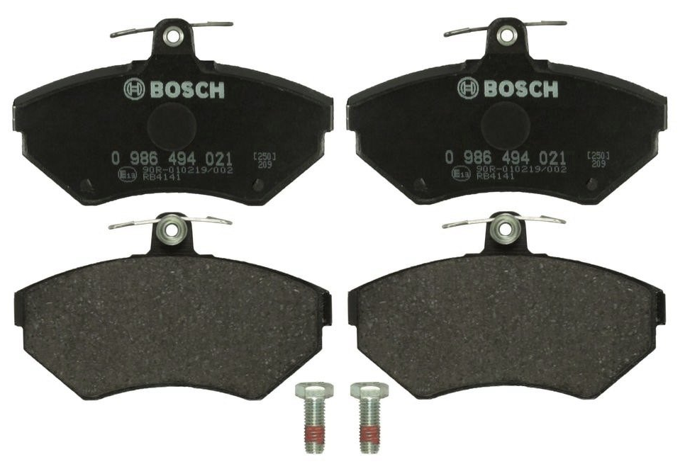 Дисковые тормозные колодки передние BOSCH 0986494021 для Audi A4 Volkswagen Passat CC Volkswagen Passat Great Wall Safe (1 шт.)