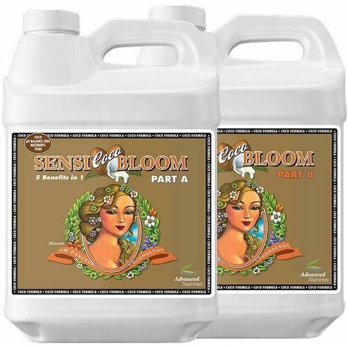 Удобрение Advanced Nutrients Sensi Coco Bloom A+B 500мл на фазу цветения, удобрение для растений удобрение на фазу цветения advanced nutrients organics big mike s og tea 1 л