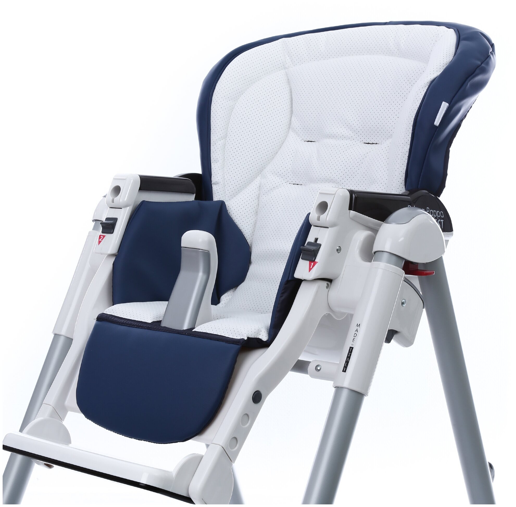 Сменный чехол сидения Esspero Sport к стульчику для кормления Peg-Perego Best (Navy/White)