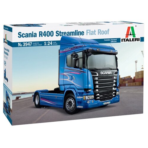 Модель для сборки Italeri Автомобиль Scania R400 Streamline Flat Roof