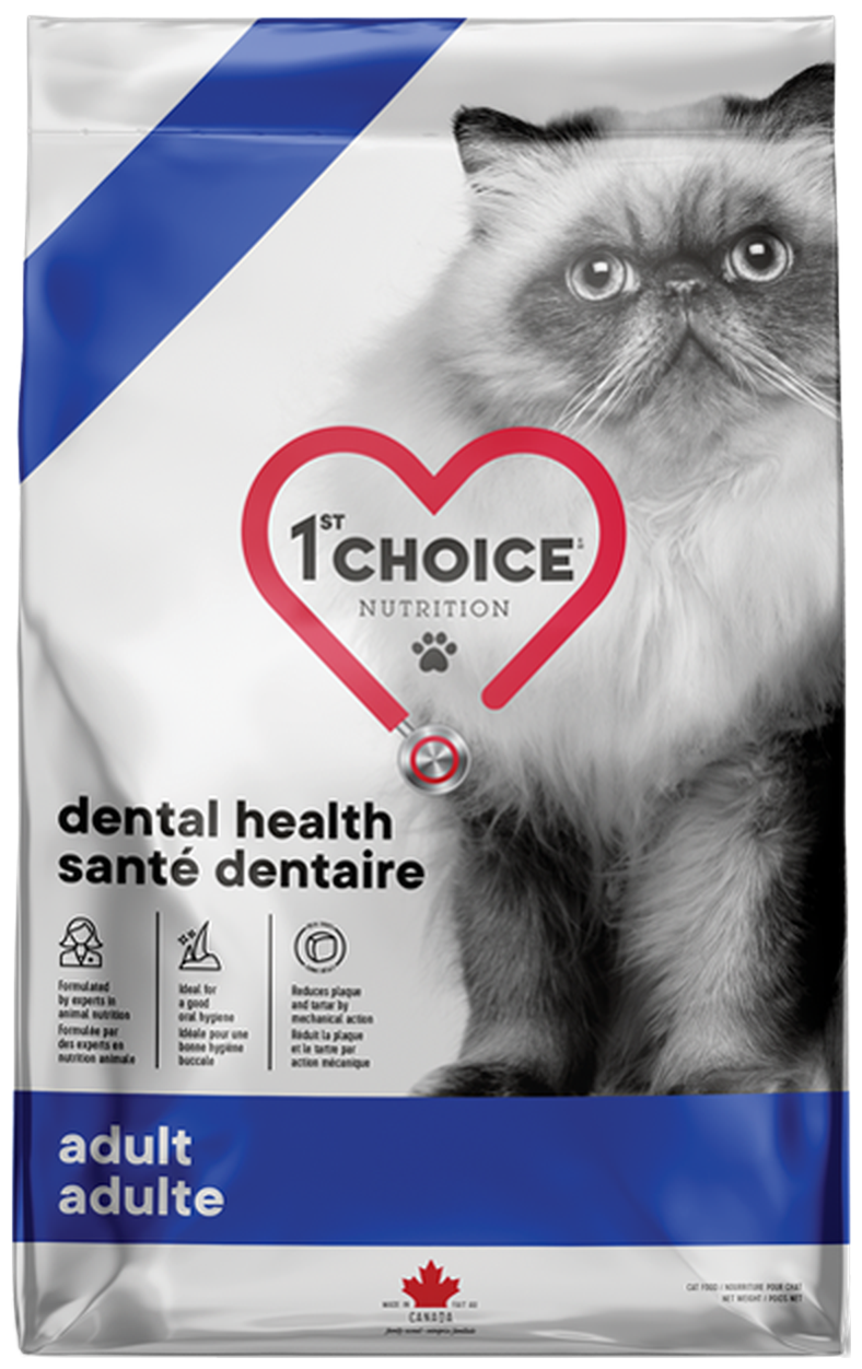 Сухой корм для кошек 1st Choice Dental Health, профилактика зубного камня 4 кг