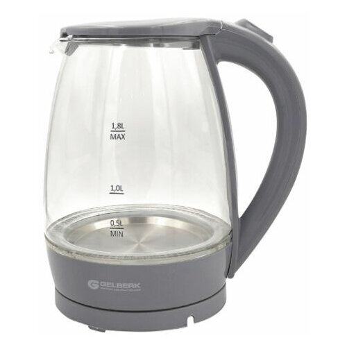 Чайник электрисеский GELBERK GL-473 18л 2000 Вт стеклосерый 195600₽