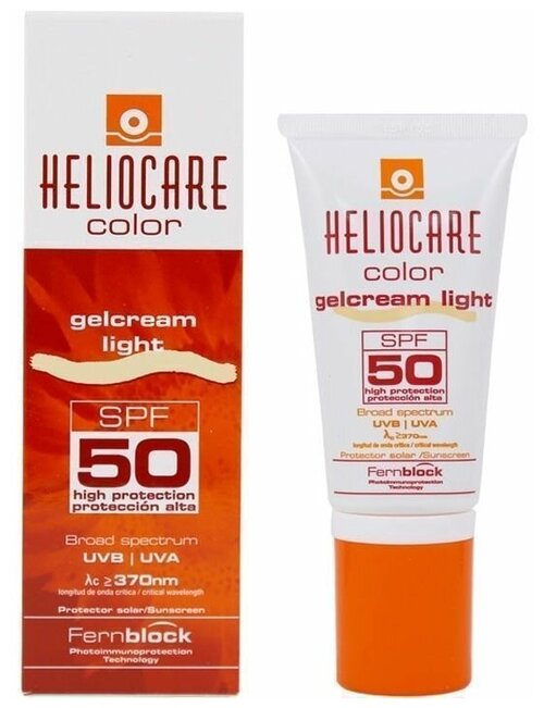 Heliocare Color Gelcream Light SPF 50 - Гель - крем с УФ - защитой SPF 50 Тон светлый 50 мл