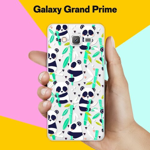 Силиконовый чехол на Samsung Galaxy Grand Prime Панда / для Самсунг Галакси Гранд Прайм