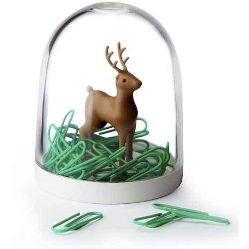 Держатель для скрепок Deer in the forest, Qualy, QL10132-WH