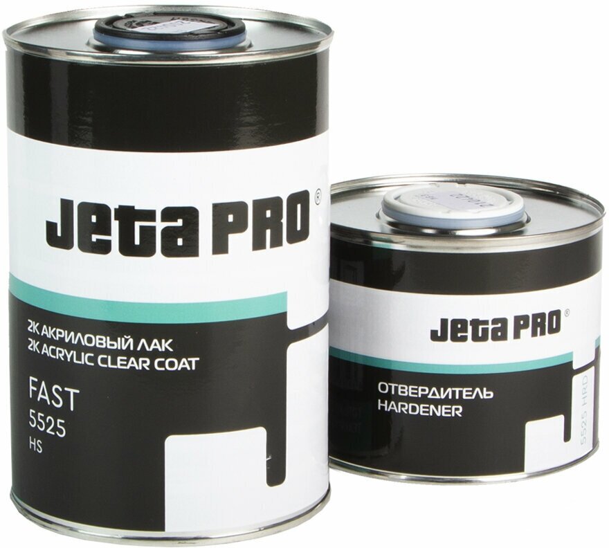 Быстрый лак JETA PRO 5525 1л с отвердителем 0,5л.