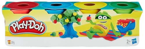 Масса для лепки Play-Doh Набор 4 банки мини 224 г (23241) 4 цв.