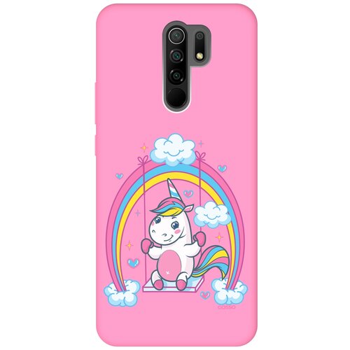 RE: PA Чехол - накладка Soft Sense для Xiaomi Redmi 9 с 3D принтом Unicorn розовый re pa чехол накладка soft sense для xiaomi poco m3 с 3d принтом unicorn розовый