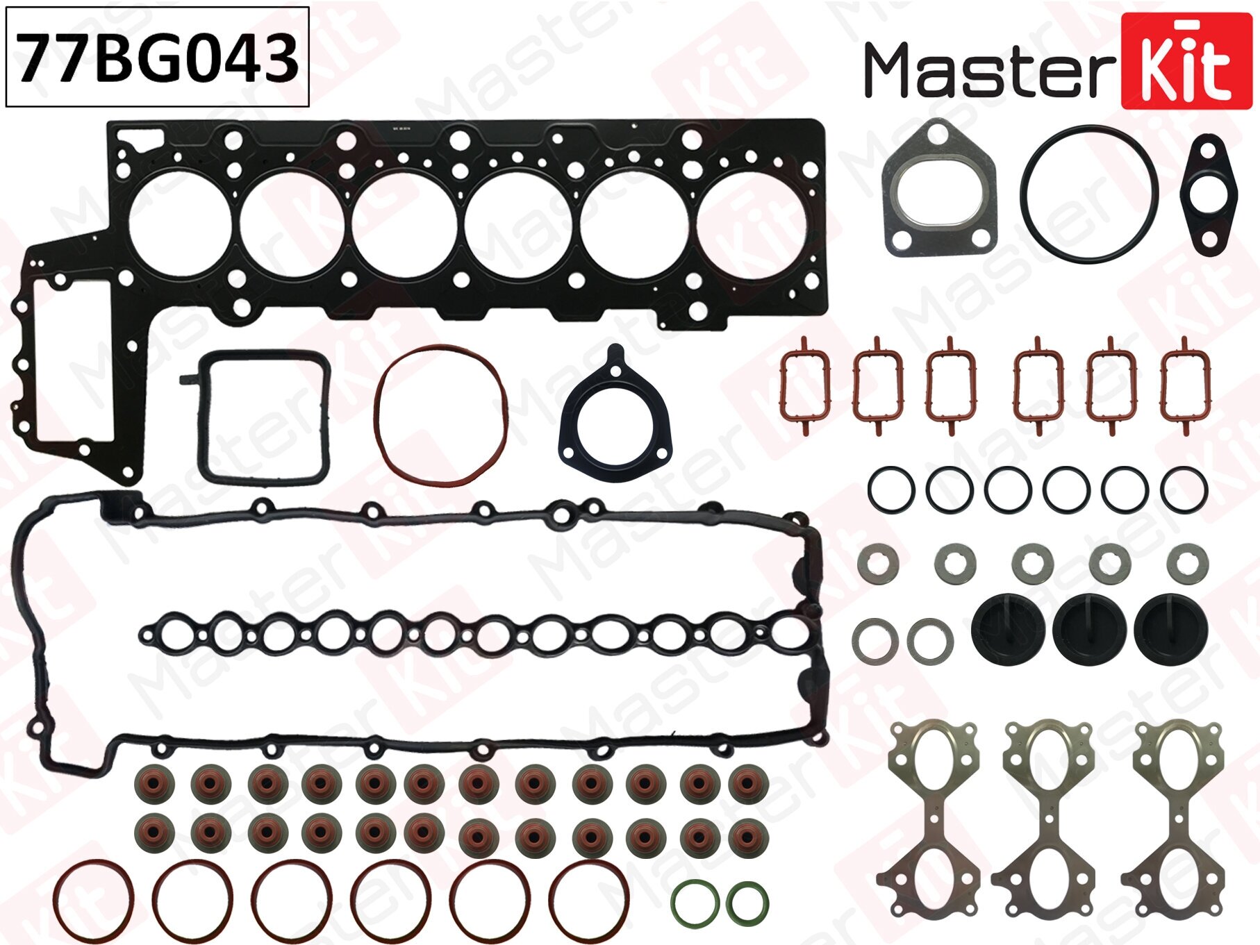 Верхний комплект прокладок с прокладкой ГБЦ Master KiT 77BG043