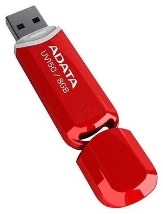 Флешка A-Data UV150 64Gb (AUV150-64G-RRD) USB3.1 Red - фотография № 13