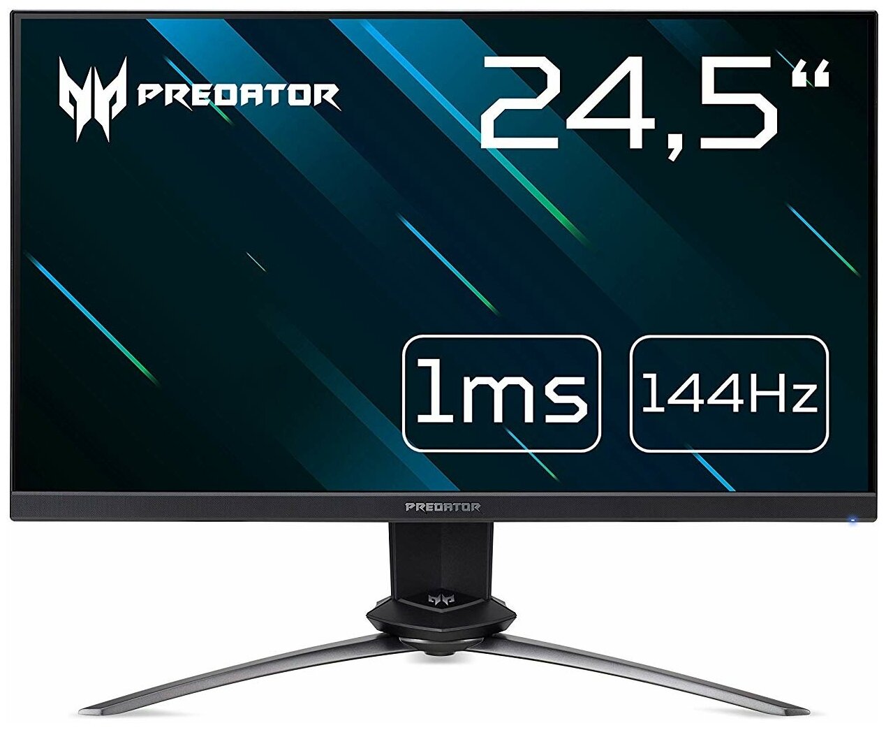 Я_МОНИТОР 24.5" Acer Predator XN253QPbmiprzx Black (LED, Wide, 1920x1080, 144Hz, 1ms, 170°/160°, 400 cd/m, 100,000,000:1, +DP, +НDMI, +MM, +USB, )