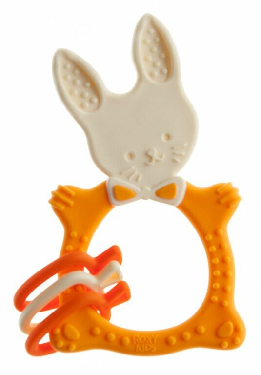 ROXY-KIDS Прорезыватель универсальный Bunny цвет горчичный 1 шт