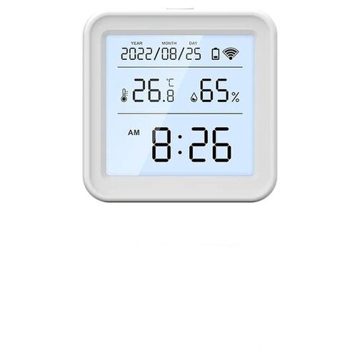датчик температуры и влажности tuya wifi с подсветкой дисплея Датчик температуры и влажности Tuya Zigbee с подсветкой дисплея