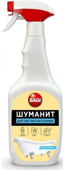 Средство для очистки cантехники Bagi шуманит, 500 мл