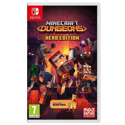Игра Minecraft Dungeons. Hero Edition Limited Edition для Nintendo Switch, картридж брелок minecraft dungeons