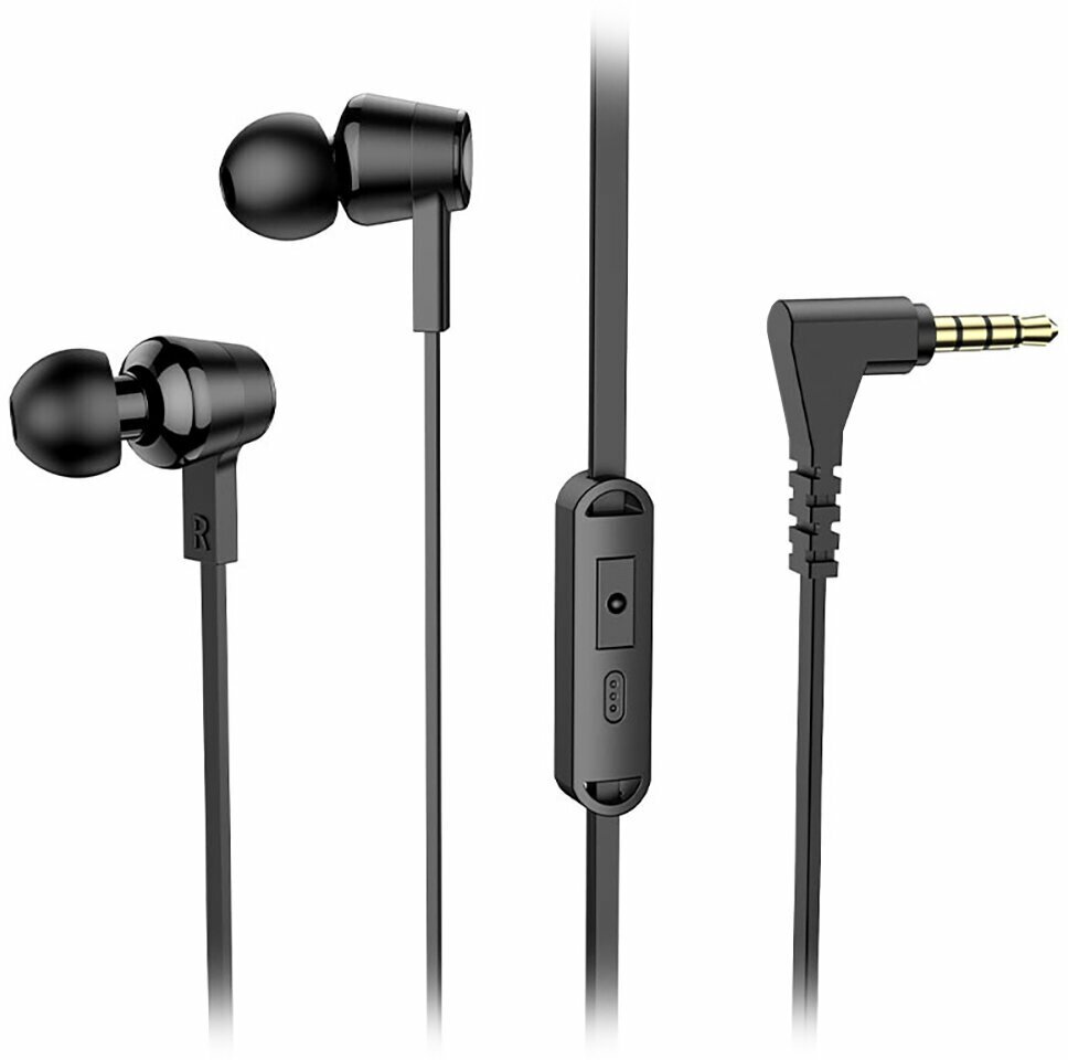 Наушники M86 Oceanic universal earphones HOCO вакуумные с микрофоном белые