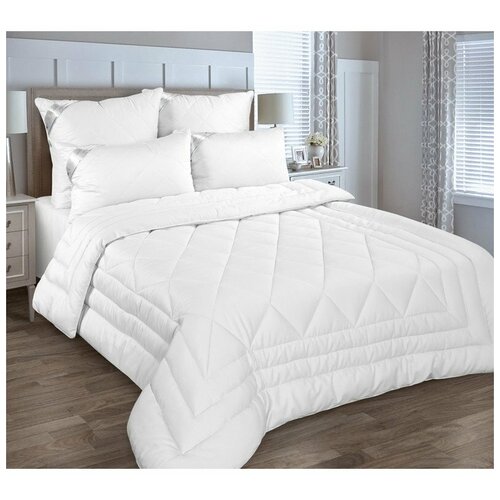 Одеяло евро макси (240х220 см) сатин иск. Шелк всесезонное