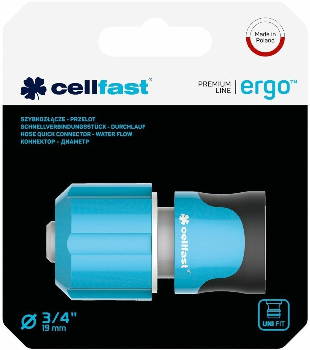 Коннектор диаметр 3/4" ERGO Cellfast 53-135