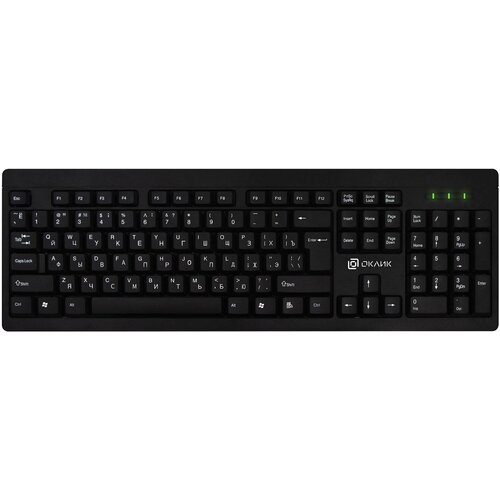 Клавиатура Оклик 95KW черный USB 1788287 130000₽