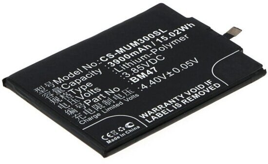 Аккумуляторная батарея Cameron Sino CS-MUM300SL (BM47) для Xiaomi Redmi 3 3.85V / 3900mAh / 15.02Wh