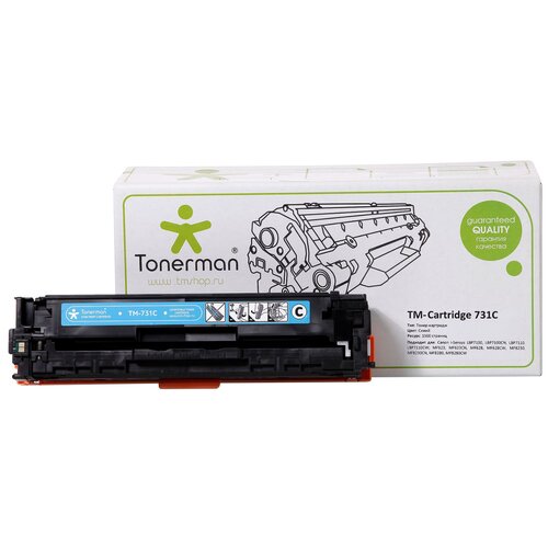 Картридж Tonerman TM-Cartridge 731C, 1500 стр, голубой