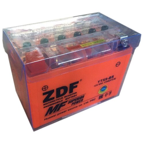 Аккумулятор ZDF YTX9-BS 12V 9 a/h GEL ORANGE