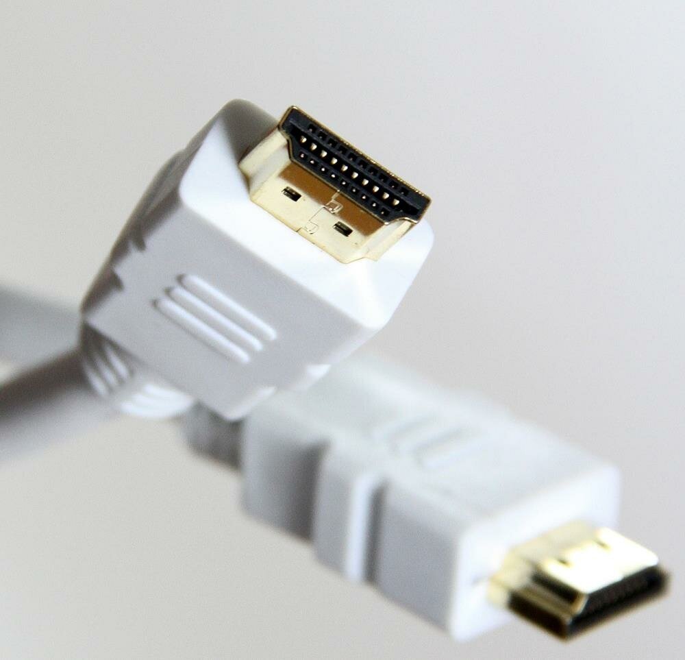 Кабель HDMI 1м AOpen ACG711-1M круглый черный - фото №5