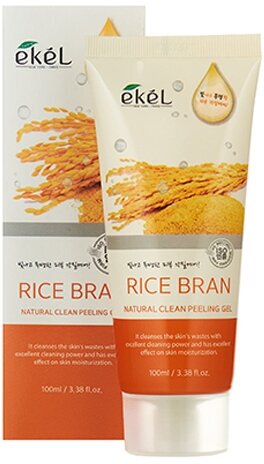 EKEL Natural Clean peeling gel Rice Bran Пилинг-скатка с экстрактом риса