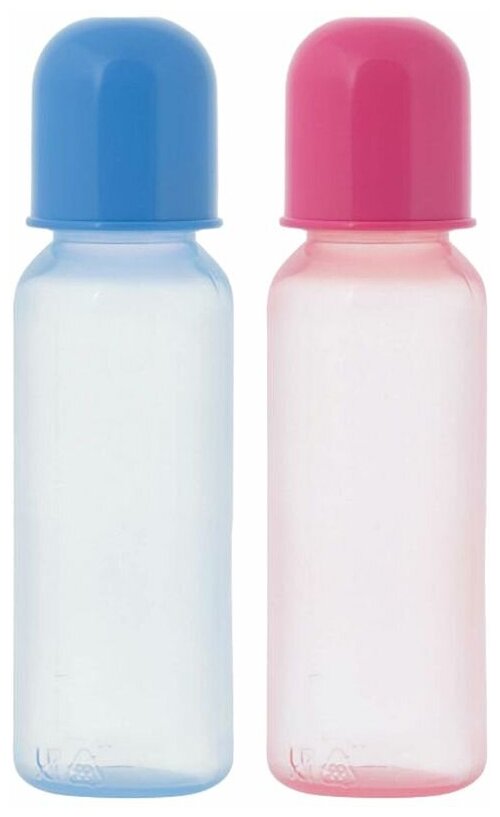Бутылочка Курносики с силиконовой соской, с 0+, цвет в ассортименте