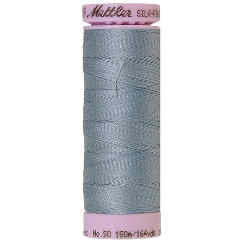 Нить для машинного квилтинга SILK-FINISH COTTON 50, 150 м 100% хлопок 1342 Blue Speedwell ( 9105-1342 )