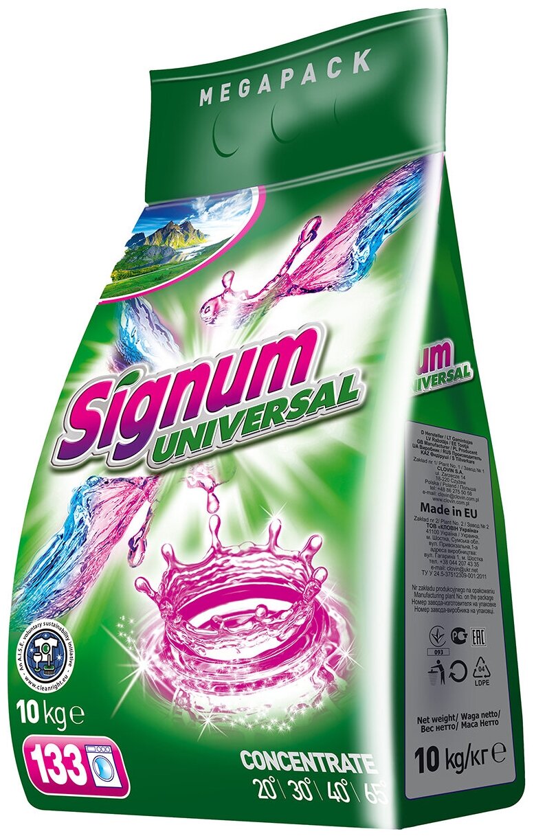 Стиральный порошок Signum Universal