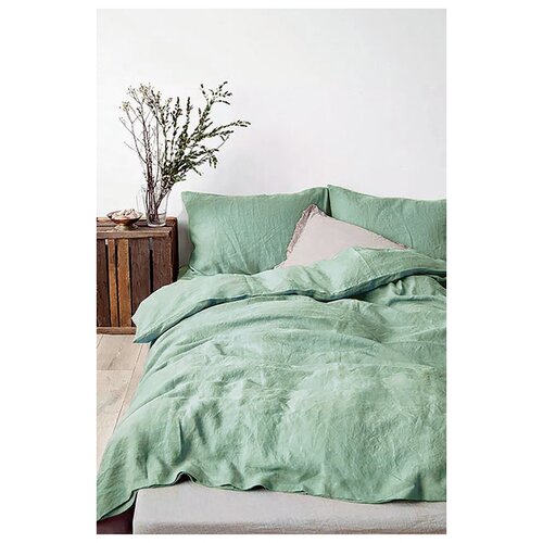 фото Постельное белье семейное mona liza capriccio rustic, полисатин, 70 х 70 см, grass