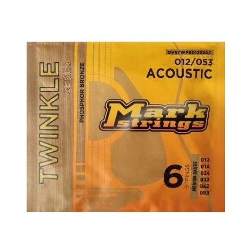 Струны для акустической гитары Markbass Twinkle Series DV6TWPB01253AC