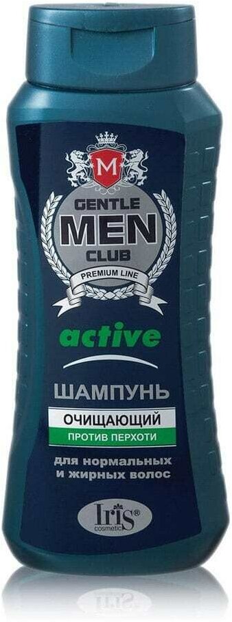 IRIS Шампунь для мужчин "ACTIVE очищающий против перхоти" для нормальных и жирных волос, 400 мл