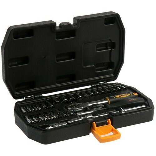 Набор инструмента DEKO TZ29, трещотки с торцевыми головками и битами, 29 предметов набор инструментов для авто deko tz29 в чемодане 29 предметов 065 0325