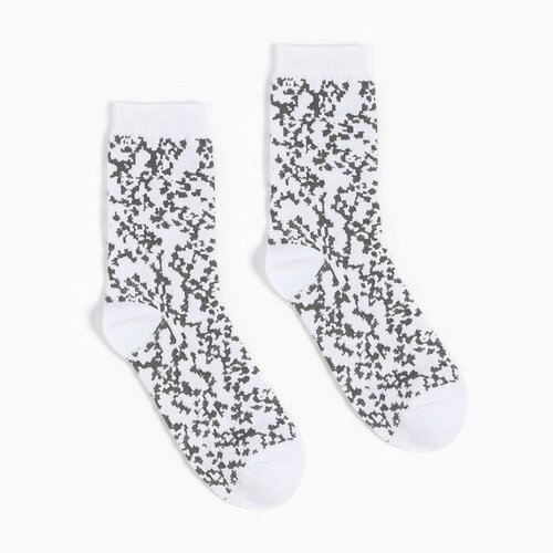 фото Носки теропром, размер 36/41, белый, серый