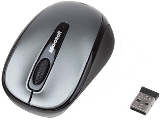 Беспроводная компактная мышь Microsoft Wireless Mobile Mouse 3500 Lochness Grey USB