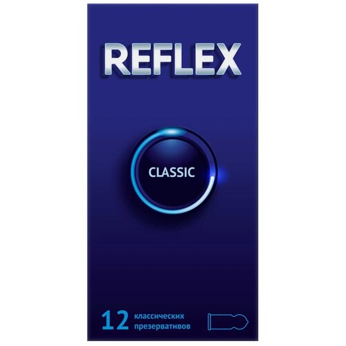 Презервативы Reflex Classic, 12 шт. reflex classic презервативы в смазке 12 шт