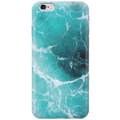 фото Gosso ультратонкий силиконовый чехол-накладка для apple iphone 6s / 6 с принтом "лазурный океан"