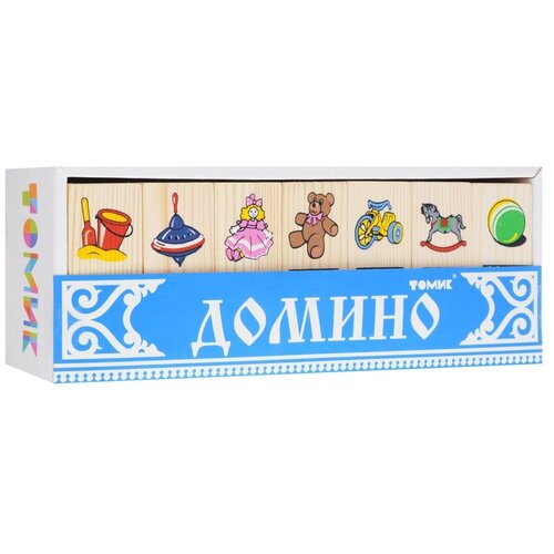 Домино Игрушки (5555-3) домино классика 28 деталей томик россия