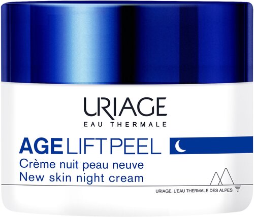 Антивозрастной крем-пилинг для лица Uriage Age Lift Peel New Skin Night Cream /50 мл/гр.