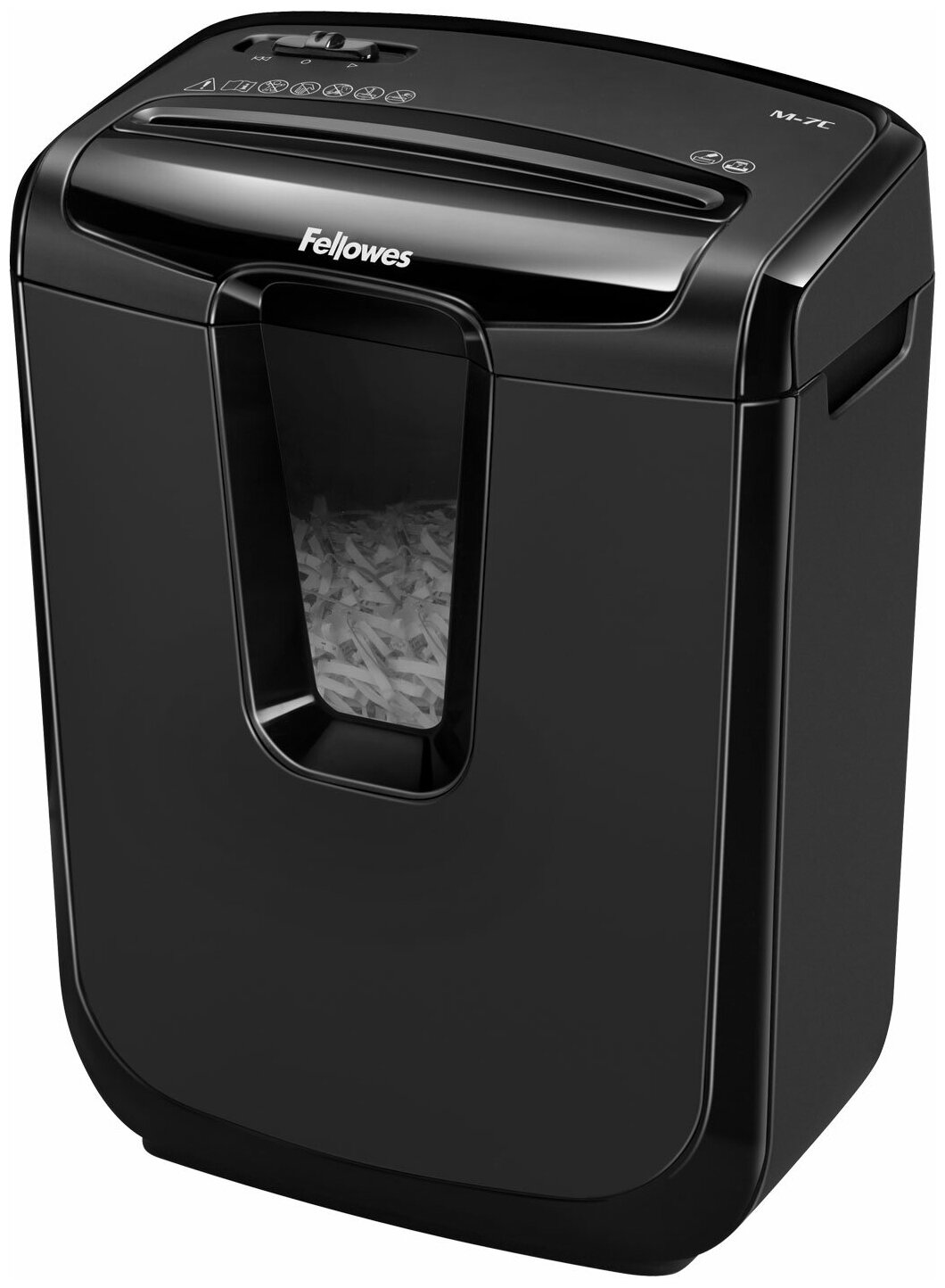 Уничтожитель Fellowes Шредер PowerShred M-7C FS-4603101 авт., 4х46мм, 7лст., 14лтр. Уничтожает: скобы, пластиковые карты