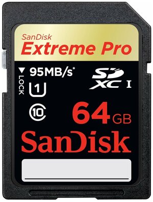 Карта памяти SanDisk Extreme Pro SDXC UHS Class 1 95MB/s