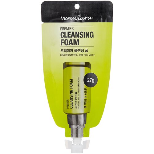 Veraclara ухаживающая пенка для умывания лица Premier Cleansing Foam, 27 мл, 27 г
