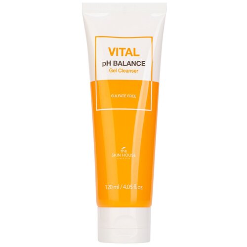 Гель очищающий для умывания с витаминами и муцином улитки The Skin House Vital pH Balance Gel Cleanser (120 мл)