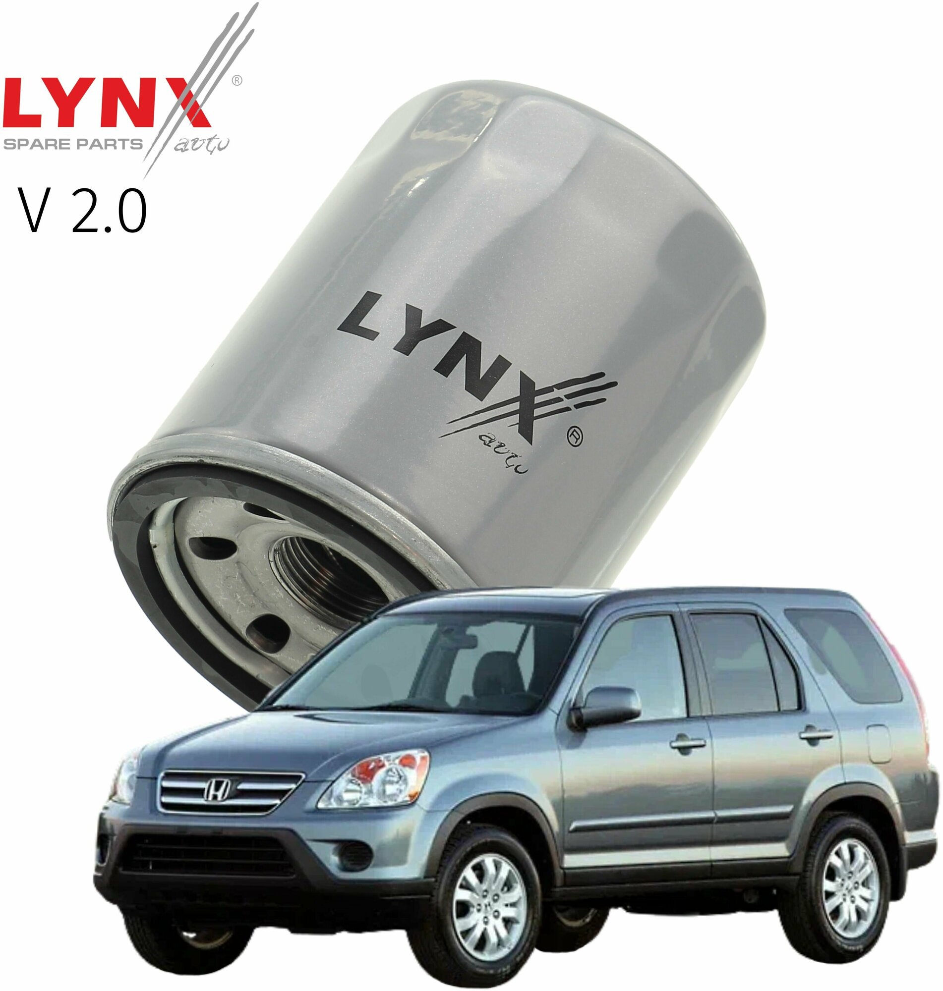 Фильтр масляный Honda CR-V (2) RD / Хонда Цр-в 2001 2002 2003 2004 2005 2006 V2.0 K20A4 / 1шт LYNXauto