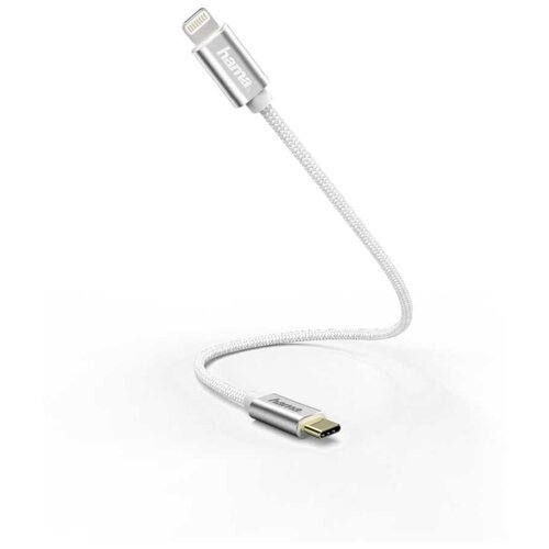 Кабель Hama 00187209 USB Type-C (m)-Lightning (m) 0.2м белый