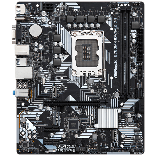 Материнская плата ASRock B760M-HDV/M.2 D4 Retail